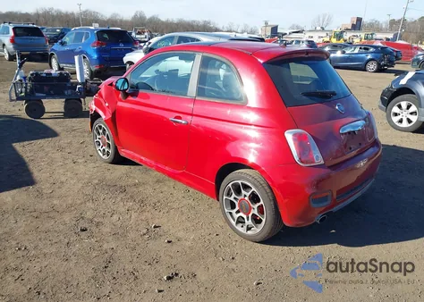 2012 Fiat 500 Sport from USA, damaged, VIN 3C3CFFBR6CT233743